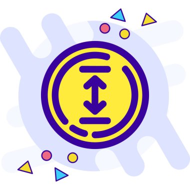 çip çipi simgesi - taslak biçimi