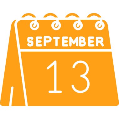 Takvim simgesinin vektör illüstrasyonu