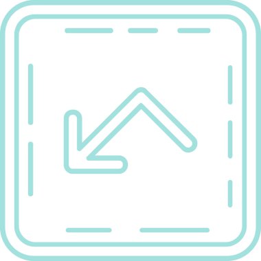 Ok. Web simgesi basit illüstrasyon