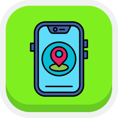 konum haritası gezinme simgesi