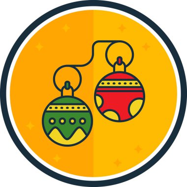 Noel balosu. Basit tasarım