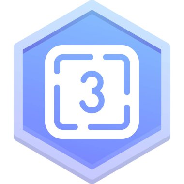 3d simge vektör illüstrasyonu