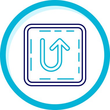 ok simgesinin vektör illüstrasyonu