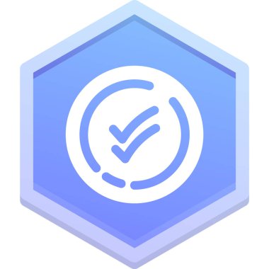 Rozet. Web simgesi basit illüstrasyon