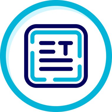 Dosya simgesinin vektör illüstrasyonu