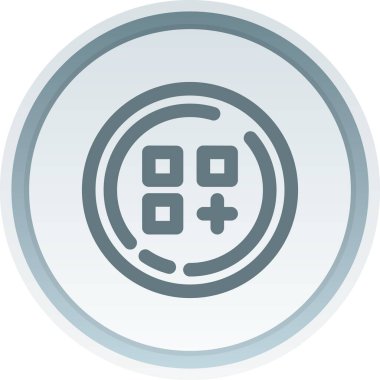 oyun zar simgesi. vektör illüstrasyonu