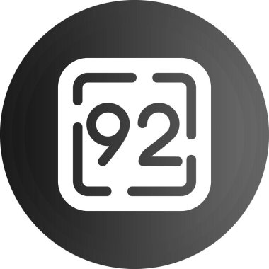 28 glyph simgesi, vektör çizimi, beyaz arkaplan