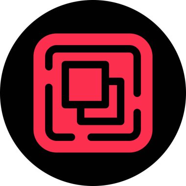 Modern bir simgenin vektör illüstrasyonu