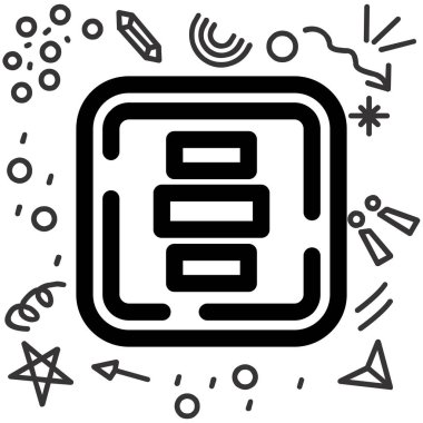 seo modern simgesinin vektör illüstrasyonu