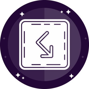 Okları olan pusula simgesi.