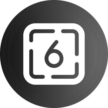 6 numaralı simge, basit biçim