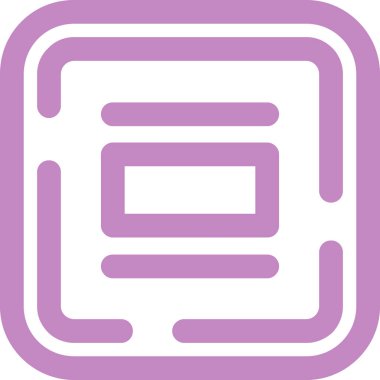 Modern bir simgenin vektör illüstrasyonu