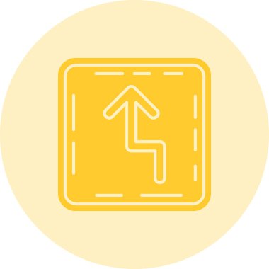 Ok. Web simgesi basit illüstrasyon