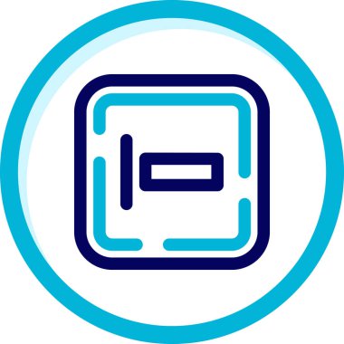 Modern bir simgenin vektör illüstrasyonu