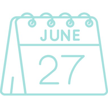 Takvim simgesi tasarımı, vektör illüstrasyonu