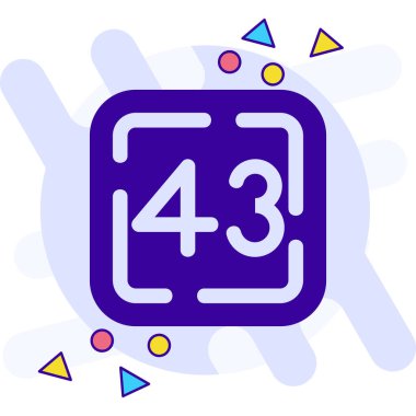 Beyaz arka planda 4 G teknolojisi konsept simgesi izole edildi. Tüm ağ yüksek bilgisayar ağı veri bağlantıları 45. soyut renk rastgele noktalar.