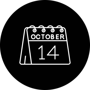 Takvimin vektör illüstrasyon tasarımı