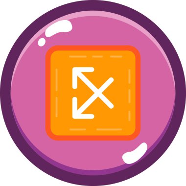 Yol işareti simgesinin vektör illüstrasyonu