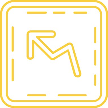 Taslak biçiminde vektör simgesini yukarı yönlendir