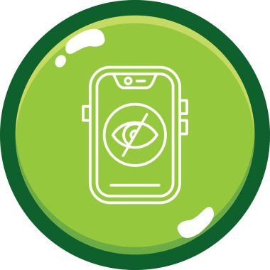 Modern akıllı telefonun vektör çizimi