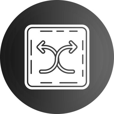 vektör ok simgesi illüstrasyonu