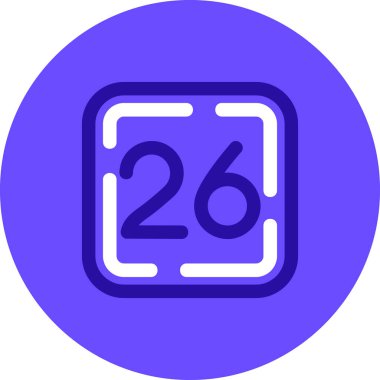 Takvim simgesi, vektör illüstrasyonu basit tasarım