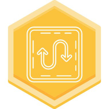 Modern bir simgenin vektör illüstrasyonu