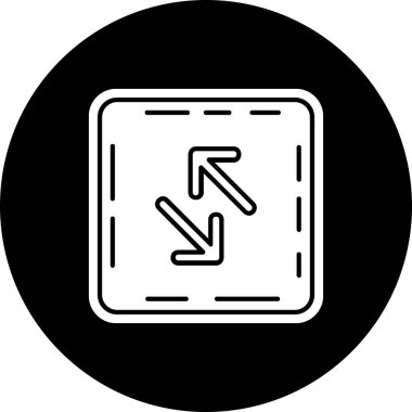 Modern bir simgenin vektör illüstrasyonu