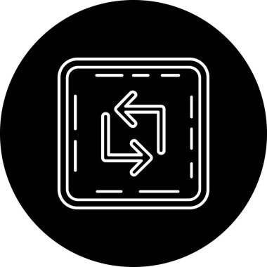 ok simgesinin vektör illüstrasyonu