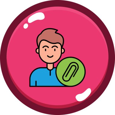 bowling. Web simgesi basit illüstrasyon