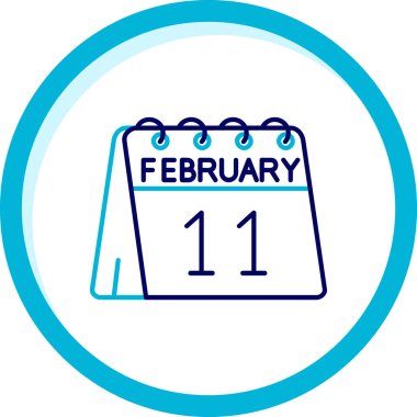 Takvim işareti simgesi beyaz arka plan üzerinde