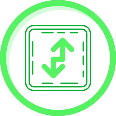 ok simgesi, vektör illüstrasyonu