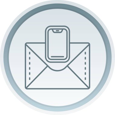 e- posta simgesi vektör illüstrasyonu