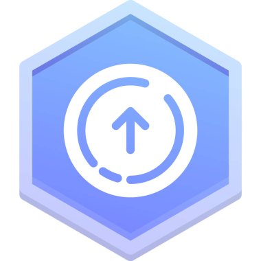 ok yönü simgesi pürüzsüz çizim biçimi