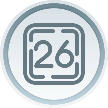 27 saat simgesi, vektör illüstrasyon tasarımı