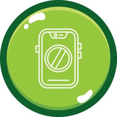 Su damlası simgesi olan akıllı telefon