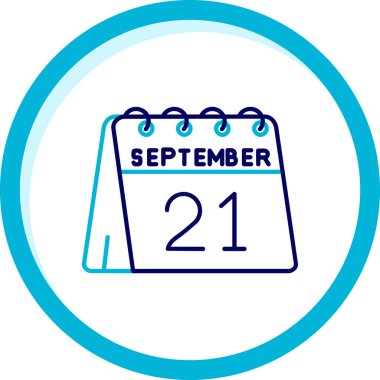 Ekim ayının mavisiyle takvim