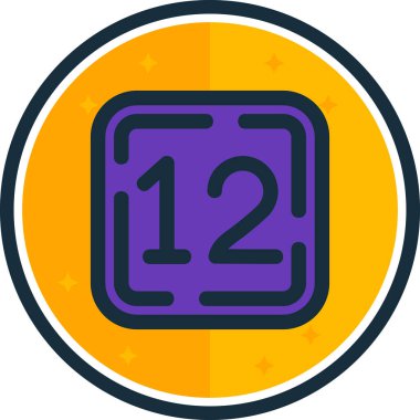 Moda biçimi arka planında 11 tarih simgesi