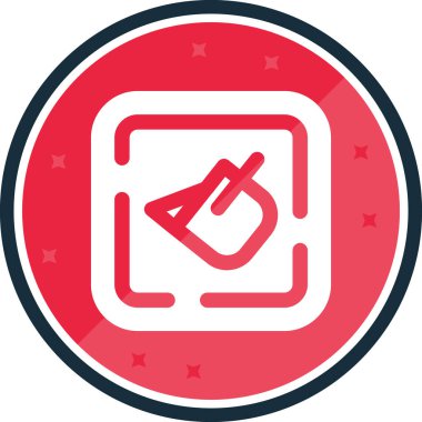 Rozet simge vektör çizim