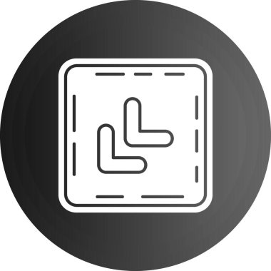 vektör modern simgesi beyaz arkaplanda izole edildi