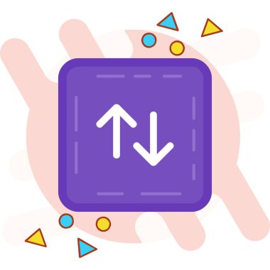 yön ikonu vektör illüstrasyonu