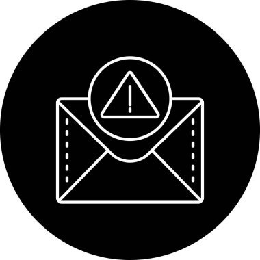 E-posta. Web simgesi basit illüstrasyon