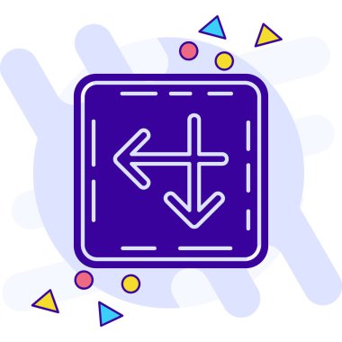 ok yönleri simgesi modada