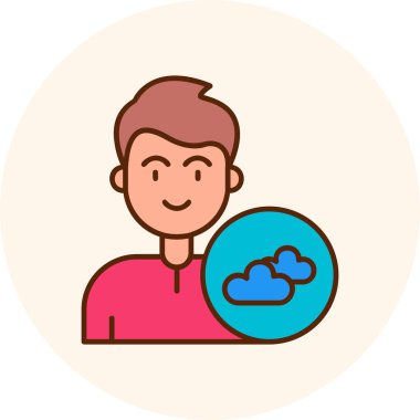 Bulut hesaplama. Web simgesi