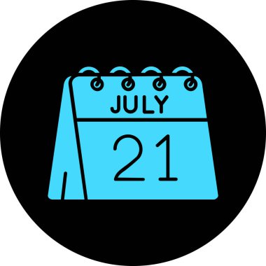 Ağustos 2 ve kabartma simgesi tasarımı