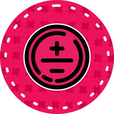 Bir kumarhane simgesinin vektör illüstrasyonu