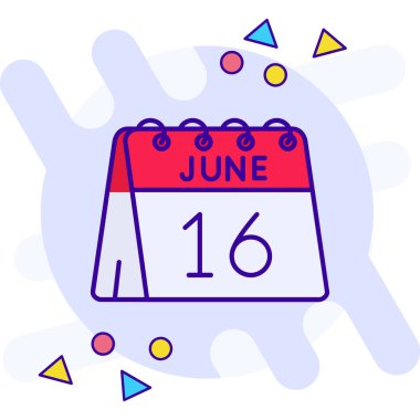 19 Temmuz 'da. Ayın günü, beyaz arkaplanda simge takvimi simgesi. Takvim zamanı yönetim takvimi. Takvim günü