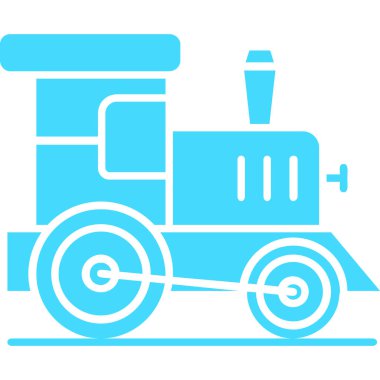 tren simgesi vektör illüstrasyonu