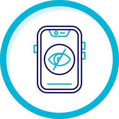 Vektör mobil ağ simgesi