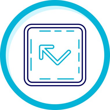 ok simgesinin vektör illüstrasyonu